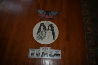 Vintage Aerosmith Hanging Mobile For Radio & Record Stores Large Rare