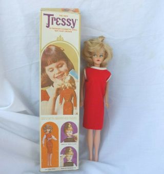 Vintage American Character Tressy Blonde Hair Grows Doll 12 " Box