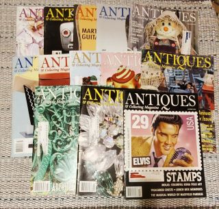 Antique & Collecting Magazines 13 Issues 2005 & 06