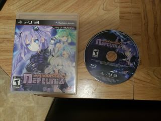 Hyperdimension Neptunia (sony Playstation 3,  2011).  With Case.  Rpg.  Rare.