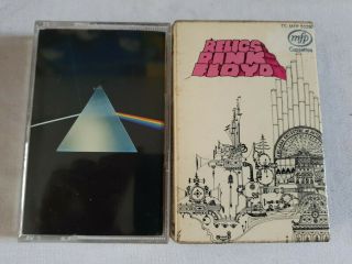 Pink Floyd Dark Side Of The Moon & Relics Tape Cassette Albums Rare