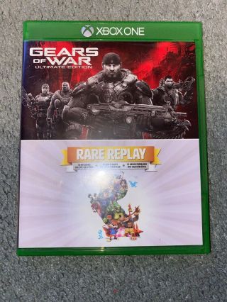 Gears Of War: Ultimate Edition And Rare Replay (xbox One,  2015) - 2 Games