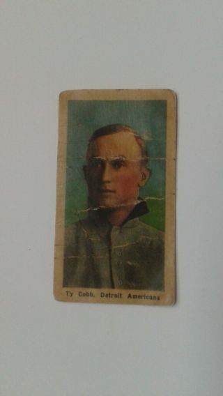 1909 - 11 M116 Ty Cobb Blue Sporting Life Rare