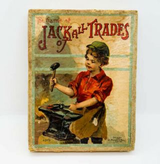1900 Mcloughlin Bros Jack Of All Trades Game Rare