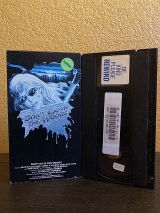 Dont Go In The Woods Rare Vhs 80s Horror Slasher Oop