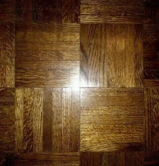 Retro Oak Parquet Flooring 7 Finger Oak Tiles