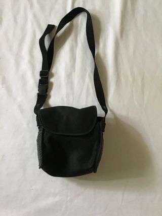 RARE Vtg POLAROID Camera Carrying Case Soft Bag Black Shoulder Retro 90s 2