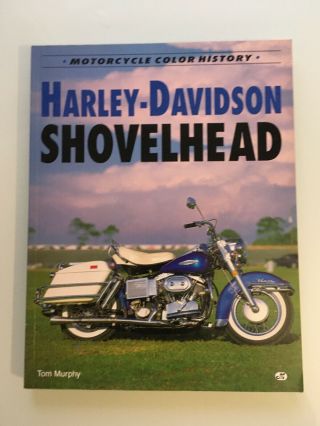 Rare Vintage Harley Davidson Shovelhead Motorcycle Racing Parts Barn Find Book