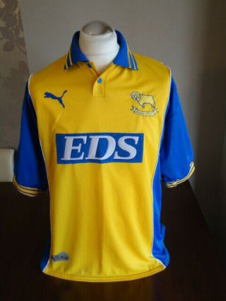 Derby County 1999 - 2000 Millennium Puma Away Shirt Adults Large Rare