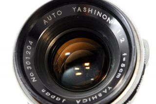Rare [excellent,  ] Yashica Auto Yashinon 5cm 50mm F/2 For M42 From Japan 652370