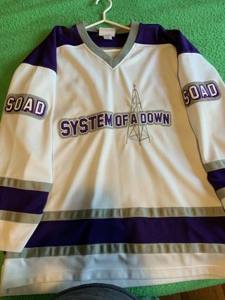 Rare 2013 System Of A Down Hockey Jersey Xl