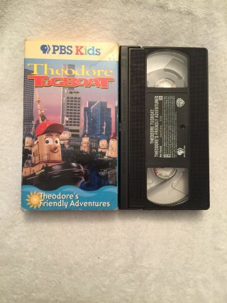Theodore Tugboat - Theodore ' s Friendly Adventures RARE VHS 3