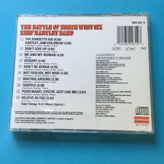 KEEF HARTLEY BAND - The Battle Of North West Six - Rare CD Album 2