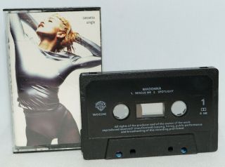 Madonna Rescue Me/rare/100 Play Tested/cassette/tape/single