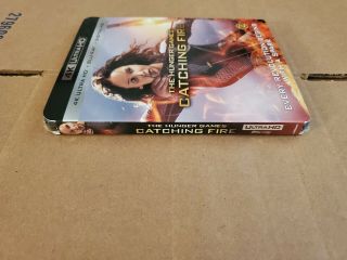 Hunger Games - Catching Fire: w/RARE OOP Slipcover (4K Ultra HD & Blu - ray) 3