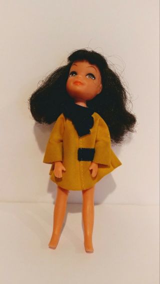 Vintage Tiny Teen Mini Doll 5 " 1967 Uneeda U.  D.  Co.