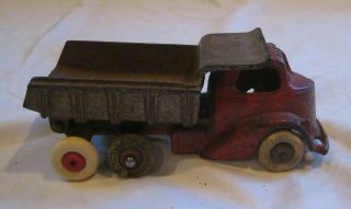Antique Hubley Dump Truck 2234 Cast Iron 7.  5 " Long Rb69