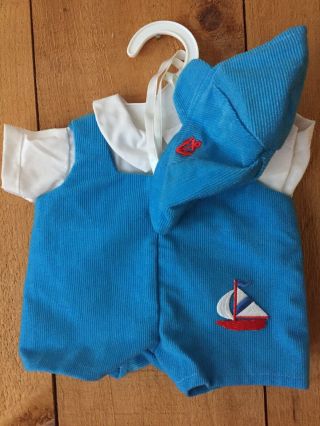 Vintage 1980s Cabbage Patch Preemie Outfit Boy Three Piece