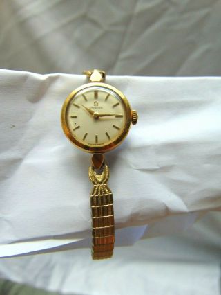 Rare Vintage Ladies Omega Wind Up Watch Wristwatch 1950 