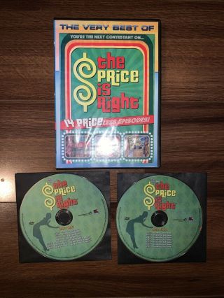 The Very Best Of The Price Is Right Dvd,  2 - Disc Set 14 Episodes Rare