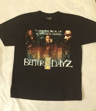 2pac Rare T Shirt Better Dayz Tupac Shakur Rare Vintage Rap Music Memorabilia
