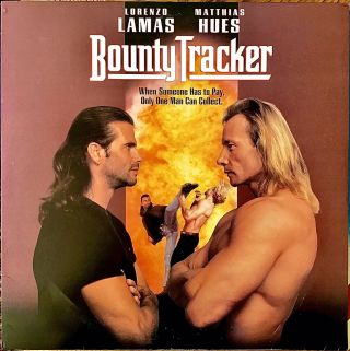 Bounty Tracker 12 " Laserdisc Movie Lorenzo Lamas Very Good Rare