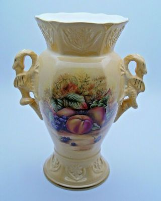 Large Rare Ltd Edition Aynsley Millennium Daffodil Vase - Orchard Gold - Perfect