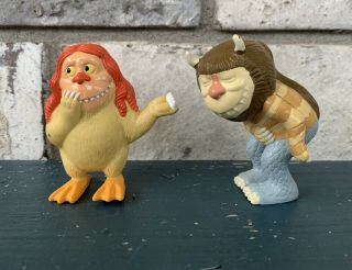 Where The Wild Things Are Bakery Cake Topper Figures 3” Rare T9