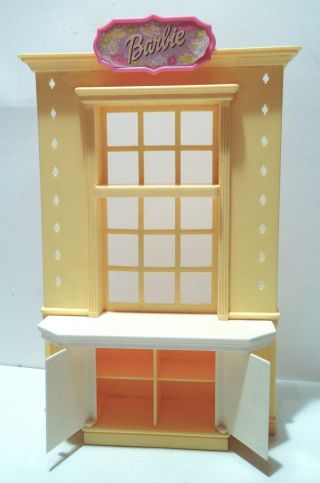 Barbie Doll Size My Scene Dream House Hutch Cabinet W/ Window Furniture