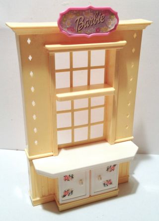 BARBIE Doll Size My Scene Dream House Hutch Cabinet w/ Window Furniture 3