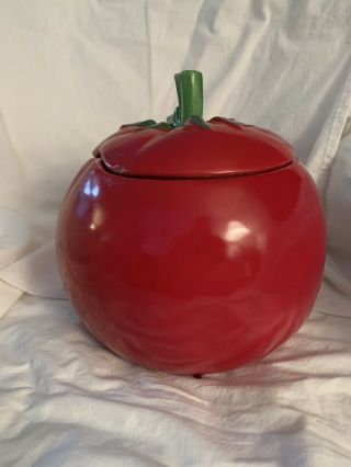 Vintage Rare 1960’s Mccoy Usa Tomato Cookie Jar