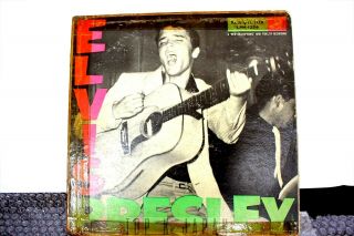Rare Orig’56 Elvis Presley 1st Press Vinyl Rca Lpm - 1254 Long Play Fast