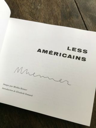 Less Américains By Mishka Henner : Very Rare Book Signed By Author : Photographs
