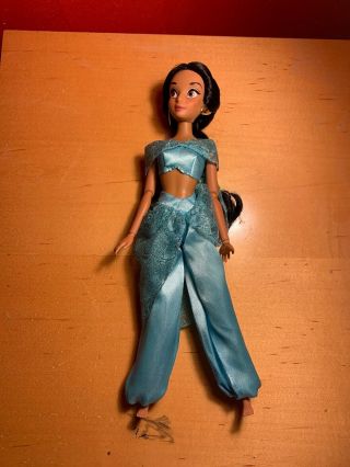 Disney Store Classic Princess Jasmine Doll Figure,  Sleeping Beauty Rare 13 "