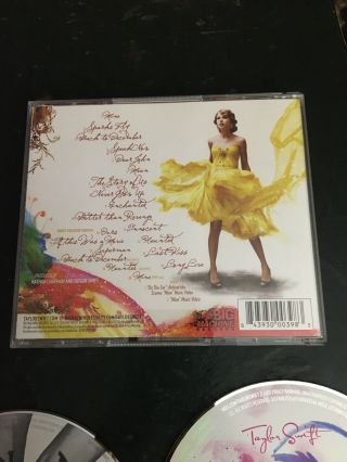 Taylor Swift Speak Now CD/DVD Target Exclusive Deluxe Edition RARE Out Of Print 3