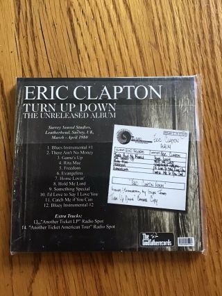 Eric Clapton “turn Up Down - The Unreleased Album” 1cd Rare Godfather Import