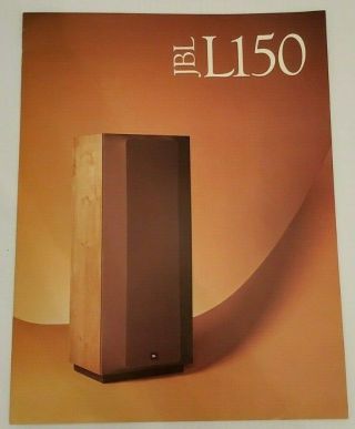 Rare Vintage Jbl L150 Speaker Dealer Brochure