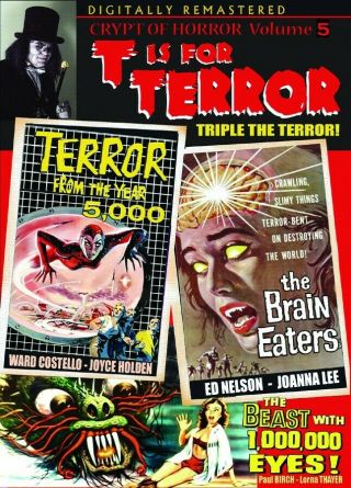 Crypt Of Horror - T Is For Terror Dvd Set Rare
