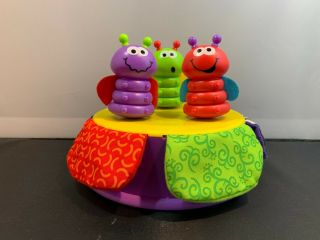 Toddler Sing & Spin Bugs Toy By Lamaze Rare,  Discontinued