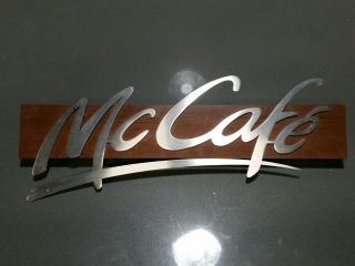 Mcdonalds Memorabilia Authentic Restaurant Sign Mancave Decoration.  Very Rare