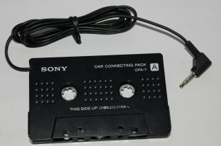 Sony Car Connecting Pack Cpa - 7 Mp3 Iphone Smartphone Cd Cassette Adapter