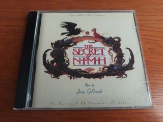 The Secret Of Nimh Cd Soundtrack Score - Rare & Oop - Jerry Goldsmith - N.  I.  M.  H.