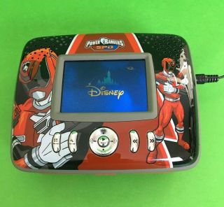 Rare Disney Power Rangers SPO Portable DVD Player W/New Batteries,  Power Cord 2