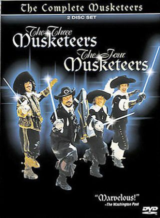 Complete Musketeers Three Musketeers & Four Musketeers - 2 Dvd Set Rare