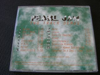 Pearl Jam “Two Track Demos” RARE CD 1994 COP 003 3