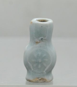 Unique Antique Chinese Ying Qing 影青 Porcelain Medicine Bottle Early 1700s