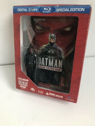 Rare Batman Under The Red Hood Blu - Ray With Figure Best Buy Exclusive Special
