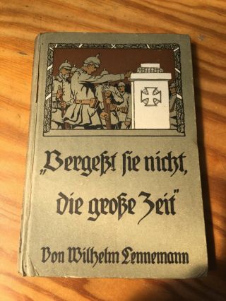 Pre Ww2 Ww1 1929 German Pocket Patriotic Book Reichswehr Wehrmacht Prussia Rare
