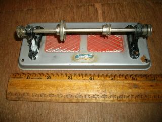 T975 Antique Steam Engine Line Shaft Pulley Setup System Wileco W.  Germany