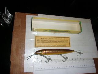 Mib 1960s Cisco Kid Husky No 600 - S Large Game Fish Fishing Lure Nos Golden